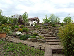 The Rock Garden at Oliver Ford Gardens, Durham, North East England